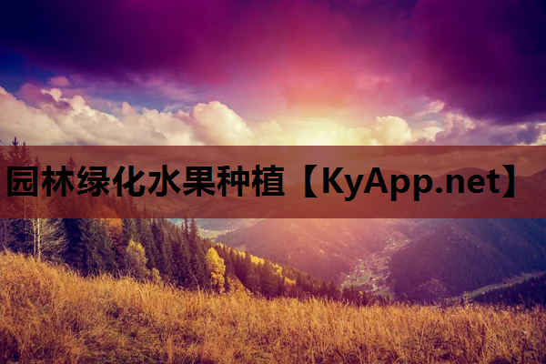 园林绿化水果种植
