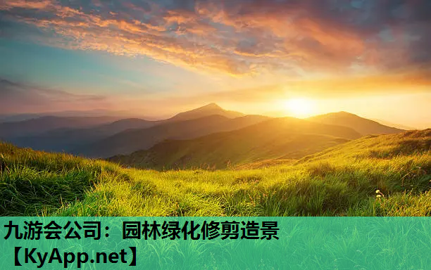 九游会公司：园林绿化修剪造景